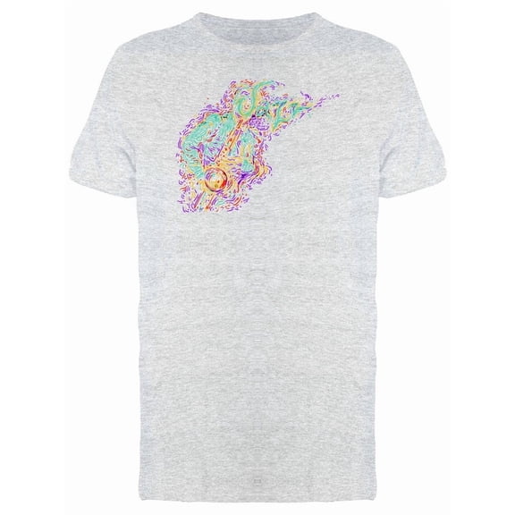 Abstract Rainbow Jazz Tee Men's -Image by Shutterstock