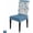 -, variant on Chair Covers Ocean Shells Boho Dining Chair Slipcovers Blue Coral Starfish Stretch Removable Chair Seat Protector Party Decoration Set of 1