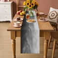 thumbnail image 2 of Black Grey Ombre Table Runner - 108 Inch Long Coastal Beach Modern Abstract Art Cotton and Linen Blended Dress Scarves Farmhouse Table Runner for Kitchen Dining, Coffee Table, 13" x 108", 2 of 8