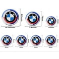 thumbnail image 4 of 4 Pcs Couvre-Roue de Voiture, Logo Bmw Roues, Logo de Jante Centrale Badge de Jante (56mm), 4 of 5