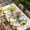 Yellow, variant on Spring Gnomes Table Cloths for 4 Foot Rectangle Tables, Retro Botanical Flowers Leaves Butterfly Patio Waterproof Elastic Fitted Tablecloths, Washable Rectangular Table Cover for Camping