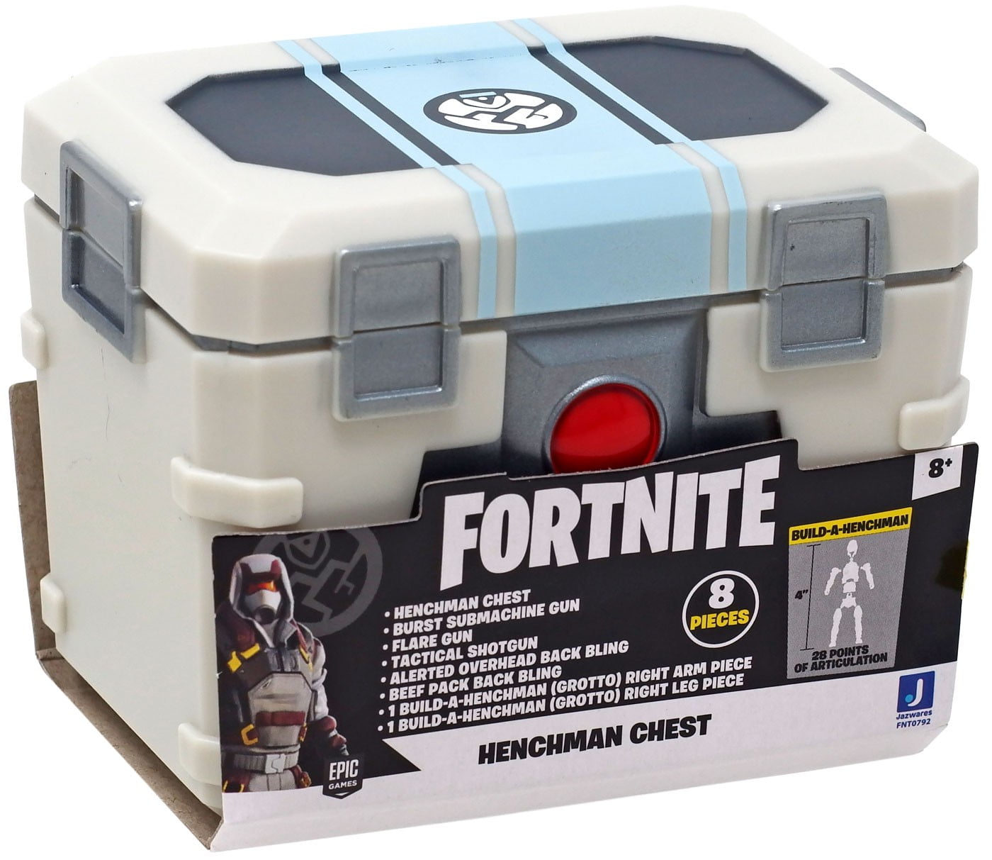 Fortnite Build Grotto Henchman Chest Burst Submachine Gun &amp; More Loot Crate Includes Right Arm &amp; Right Leg Pieces