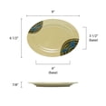 thumbnail image 2 of Excellante Wei Melamine Dinnerware Collection 9" x 6 5/8" Platter, Comes in Dozen, 2 of 3