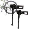 thumbnail image 3 of Pata de cabra ajustable de acero al carbono negro universal para bicicletas de 14 pulgadas para niños - Soporte de repuesto duradero, 3 of 8