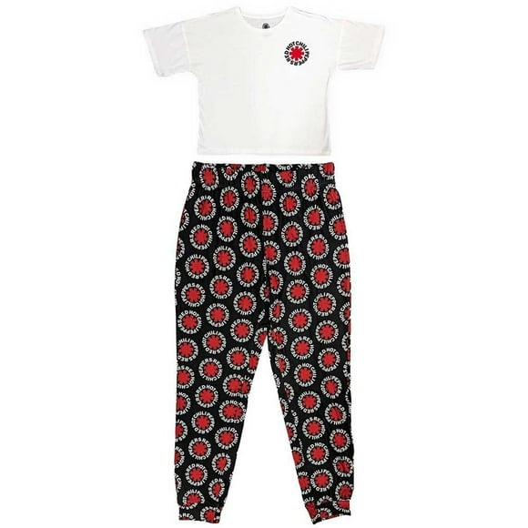 Peppers Ensemble de Pyjama Classique pour Femmes Red Hot Chili avec Astérisque