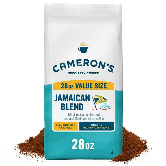 Cameron's Coffee Jamaican Blend Dark Roast Ground Coffee - 28oz