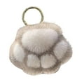 thumbnail image 2 of kkbbma under $5 Cute Keychain Cat Paw Decor Pom Pom Keychain,Stuffed Animal Keychain Backpack Charms for Teen Girls,Cat Lovers Keychain Plush Keychain Gifts Keychain, 2 of 6