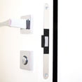thumbnail image 4 of HAMPPLIES 4Ud Protector De Cerradura Con T De Inoxidable Negro Para Puertas Interiores, 4 of 8