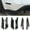 Black, variant on Limei 2Pcs Rear Bumper Canard Diffuser Splitter Valence Spoiler Fin Lip Trim Universal Fit Car SUV, 17.72" x 4.72"