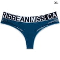 thumbnail image 3 of sweethay Sexy Girl Tanga Malla T Back Cintura baja Ropa interior Mini Elástico Transpirable Plus Size Yoga Panty Briefs Green XL Type3 NO3, 3 of 6