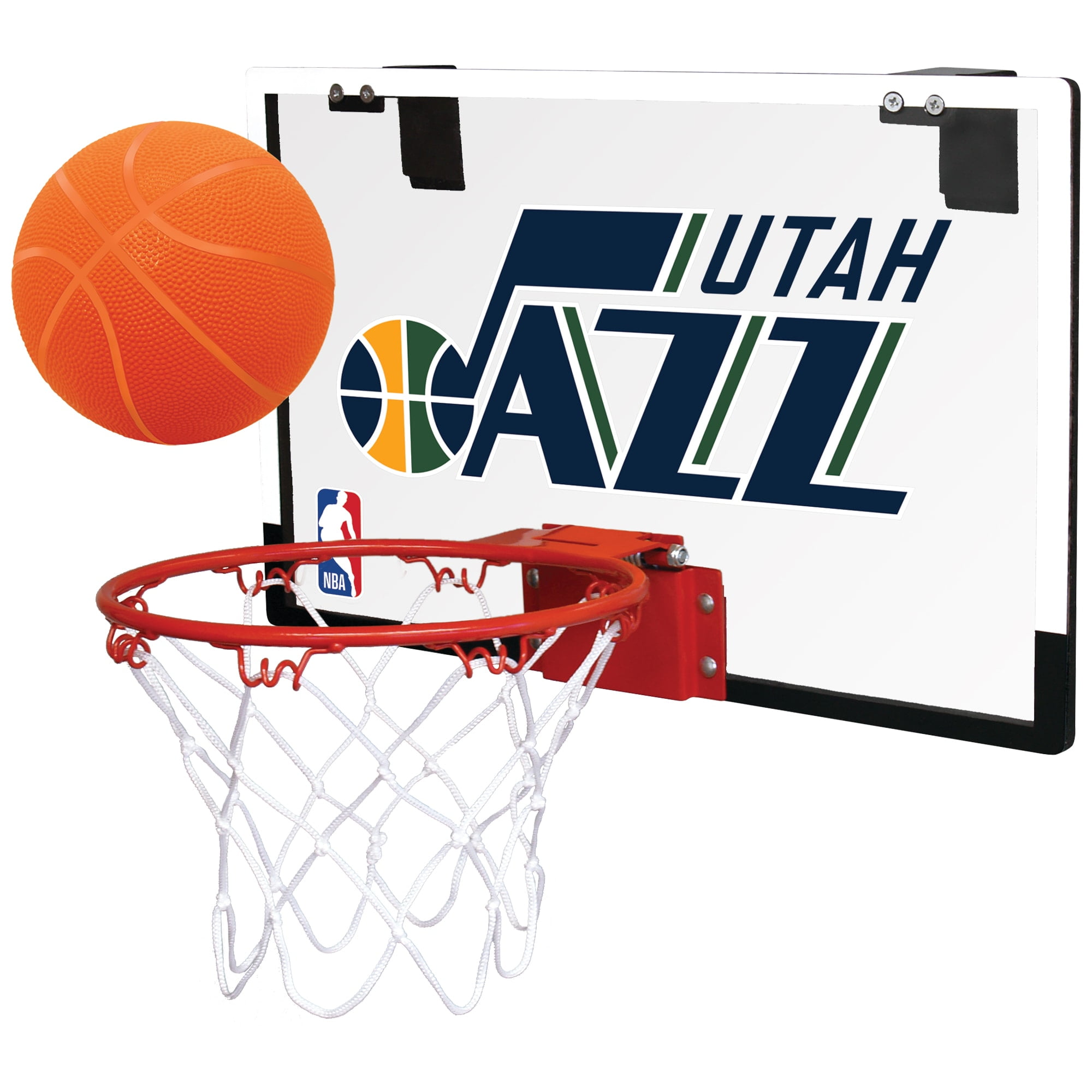 NBA Utah Jazz Game On Polycarbonate Hoop Set - Walmart.com ...