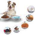 thumbnail image 2 of Cuencos plegables para perros, cuenco portátil de viaje para comida para gatos, taza plegable y expandible con tapete de silicona antideslizante y mosquetón para viajar., 2 of 5
