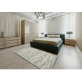 thumbnail image 5 of Ahgly Company Machine Washable Indoor Square Contemporary Gunmetal Gray Area Rugs, 5' Square, 5 of 7
