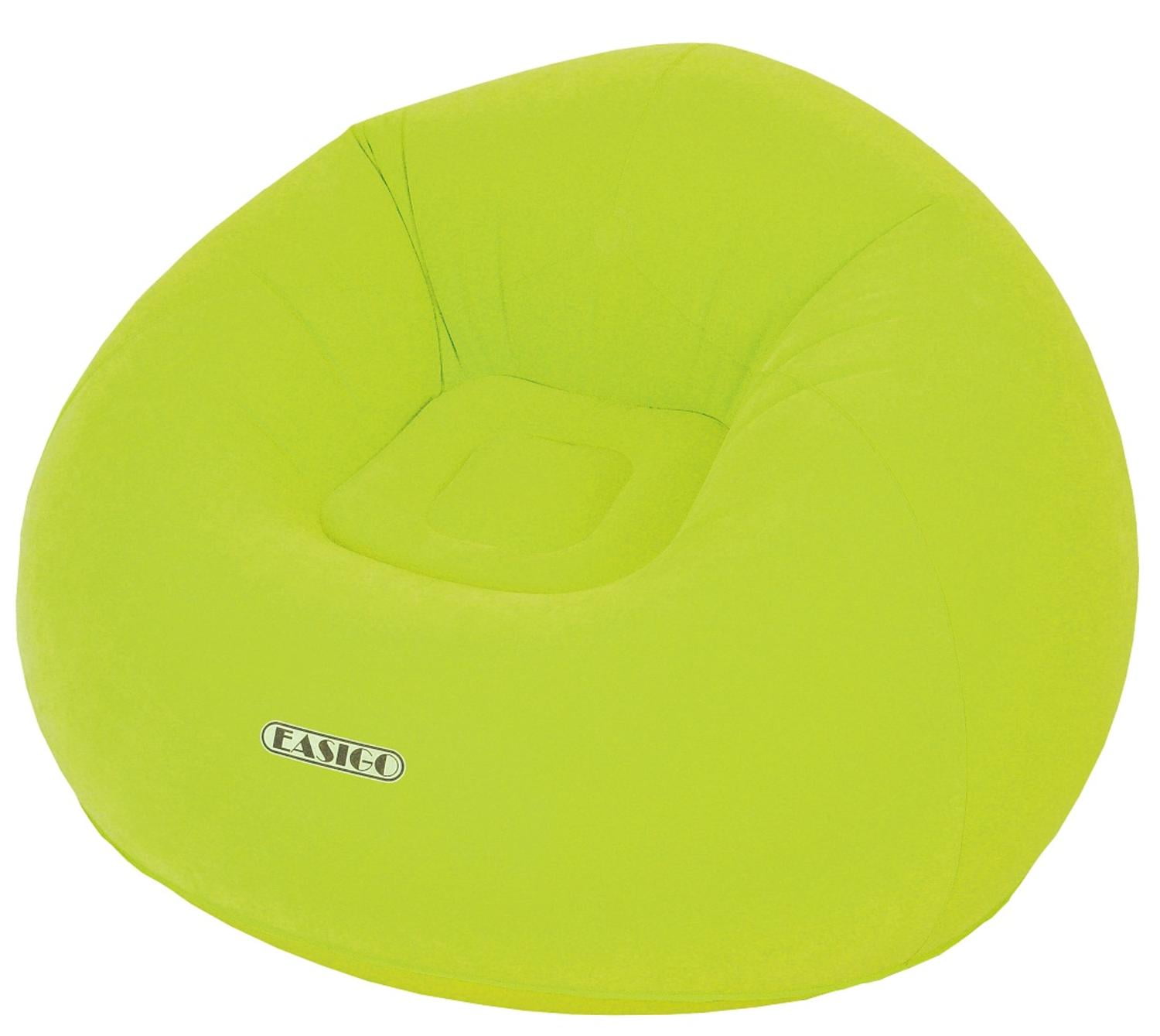 41" Round Lime Green "Easigo" Inflatable Single Person Sofa Walmart
