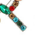 thumbnail image 7 of Brooch Exquisite Beautiful Colorful Letter Brooch Pin for Banquet, 7 of 7