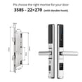 thumbnail image 1 of Waterproof Smart Door Lock Fingerprint APP Password RFID Card Keyless Digital Electronic Lock Aluminum/s Sliding ,Easy Installation, 1 of 6