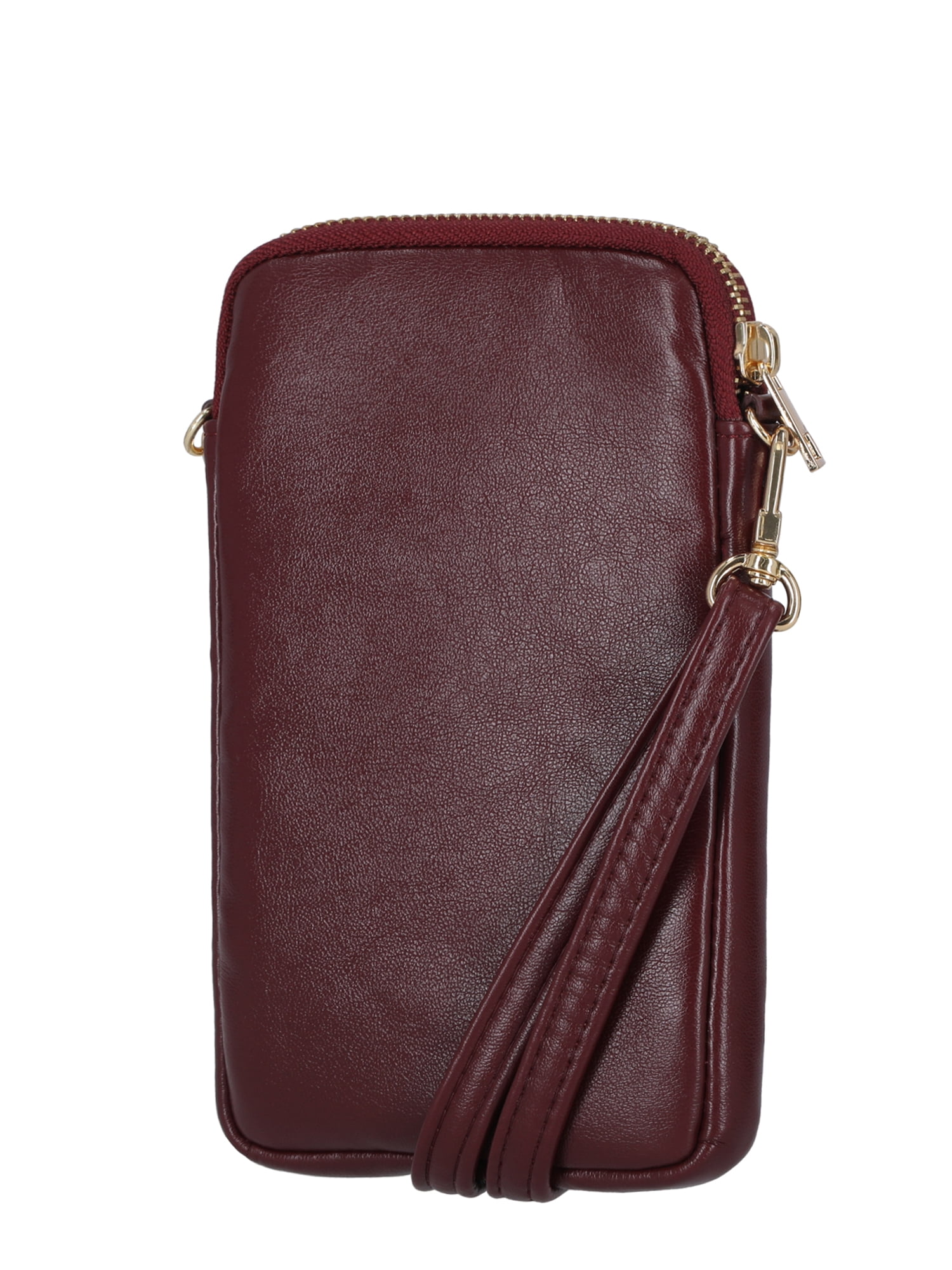 Time and Tru Women's Lanie Phone Wallet, Crimson
