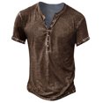 thumbnail image 1 of Men's Short Sleeve Graphic And Embroidered Fashion T-Shirt Spring And Summer Short Sleeve Printed 4XL, 1 of 3