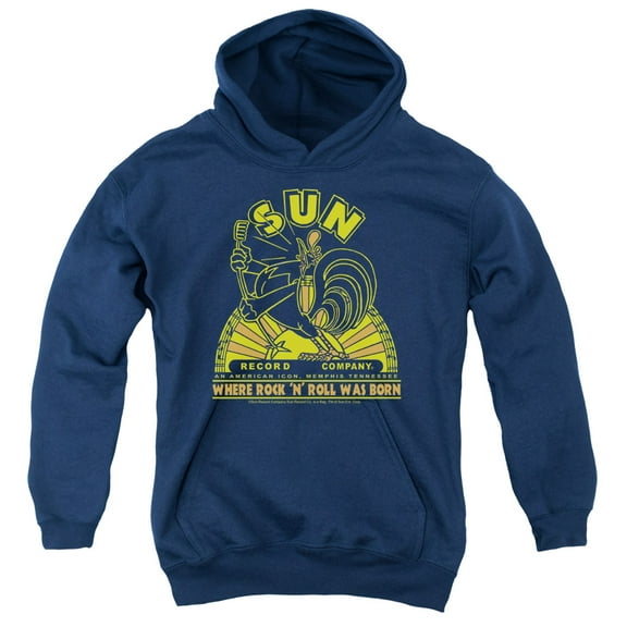 Sun - Rooster - Youth Hooded Sweatshirt - X-Large