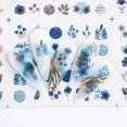 thumbnail image 2 of Pegatinas de uñas con diseño floral, calcomanías de transferencia al agua para primavera y verano, 12 láminas., 2 of 5