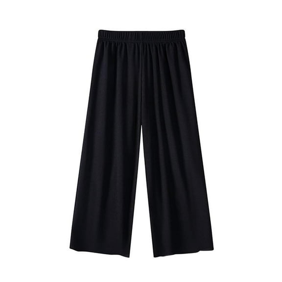 breaise Girl's Wide Leg Pants Elastic Waisted Parachute Pants Loose Baggy Hiking Pants Y2K Clothes