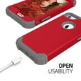 thumbnail image 3 of JTCASES for iPhone 7 / 8 / SE 2022 & 2020 Case, Drop Resistant Corners, Wireless Charging, Heavy Duty Shockproof Hybrid Hard PC Bumper, Camera Protection, Skin-feel Anti-scratch Tough Cover, Red, 3 of 7