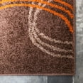 thumbnail image 6 of Unique Loom Autumn Collection Area Rug - Cornucopia (2' x 3' 1" Rectangle Brown/Beige), 6 of 7