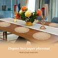 AEVXKHI 200 34cm Round Lace Paper Place Mats, Decorative Paper Doilies