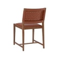 thumbnail image 2 of Riverbay Furniture Mid-Century Beech Wood and Leather Chair in Brown, 2 of 8