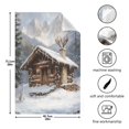 thumbnail image 4 of BZSMCE Kitchen Towels Creative Wooden Cabin Painting Pattern Durable Kitchen Towel, 4 of 7