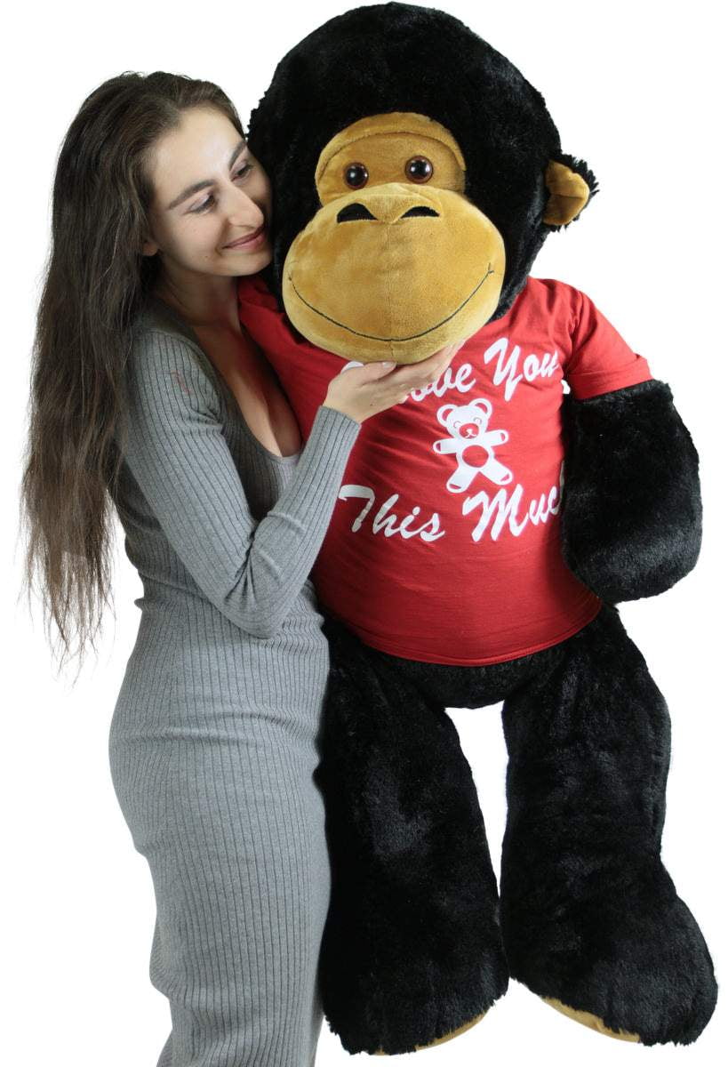 large stuffed gorilla