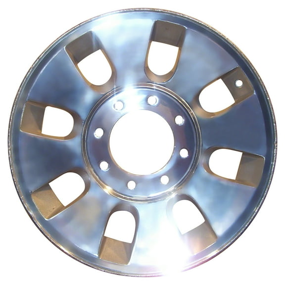 Pre-Owned Original Equipment Metallic Polished Aluminum Wheel 18 x 8 7C3Z1007A fits 2008-2010 Ford F-250 Super Duty (Good)
