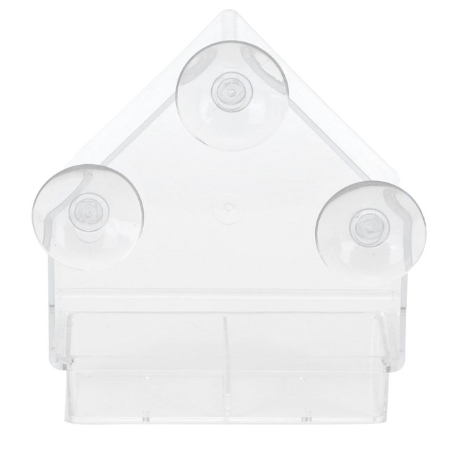 Bird Feeder, Outdoor Bird Feeder, Capacity Is Sufficient High-Transparency PS Material Garden Home Balcony for Courtyard