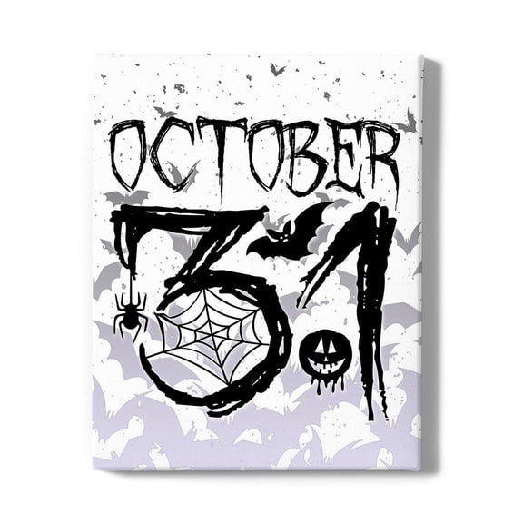 October 31. Halloween Wrapped Canvas -Image by Shutterstock,