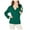 Green - medgreen, variant on I-N-C Womens Illusion Surplice Pullover Blouse darkred XS