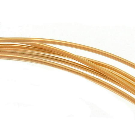 - 14K Gold Filled Wire 22 Gauge Round Half Hard (5 Feet)
