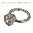 thumbnail image 5 of Uxcell M10 Female Thread Ring Shape Lamp Hanging Loop Black 5 Pack, 5 of 5