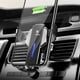 thumbnail image 4 of Cargador inalámbrico rápido de 15W y soporte para teléfono - Clip de ventilación con sujeción automática, giro de 360° para iPhone y Android, 4 of 8