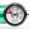 Oxygen Regulator 0-8LPM, CGA-540 Gauge – Brass Sleeve - 12 Preset Flow ...