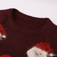 thumbnail image 7 of Xmyrz Sweater Tops For Women Pullover Sweater Christmas Santa Claus Print Long Sleeve Comfortable Latest Cute Sweaters Knit Sweater, 7 of 7
