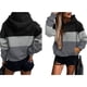 thumbnail image 1 of Sudadera con Capucha de Larga con Estampado de Leopardo de Gran Tamaño para Mujer y Hombre, Estilo Y2K Negro S, 1 of 5