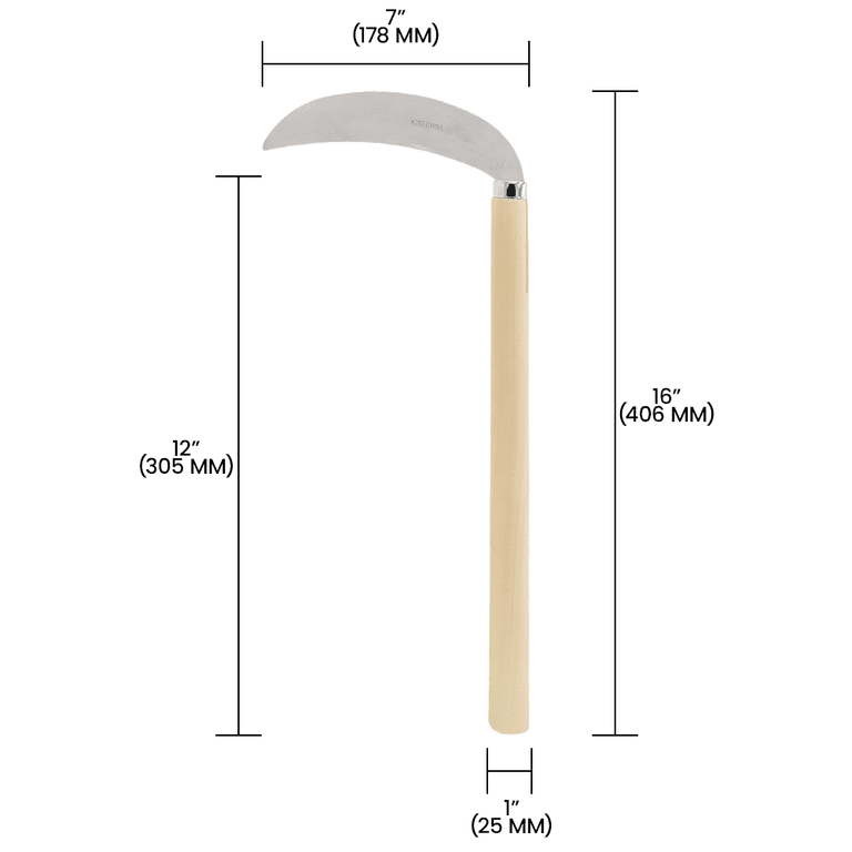 Zenport K203 Landscape Sickle, 7 Inch Blade, Beige - Walmart.com