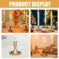 thumbnail image 2 of 2 Pcs Wedding Decor Coffee Table Banquet Decorations Christmas Candle Holder Iron Candlestick Vintage, 2 of 6