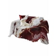 thumbnail image 2 of Marble Red Couch Cover for Dogs, Modern Abstract Gold White Brick Stone Motif Washable Sofa Covers Slipcover for Pets Dogs Futon Cover, Couch Recliner Covers, Oversized Chair Slipcover 71"x91", 2 of 9