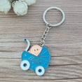 thumbnail image 3 of Baby Shower Stroller (12 PCS) Party Favor for Boy Blue Key Ring Recuerdos de mi Baby Shower de Niño Blue Gift box, 3 of 4