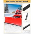 thumbnail image 6 of 60 x 4 x 0.75 Inch Black Polyurethane Snow Plow Cutting Edge, Heavy Duty Replacement Blade, 6 of 6