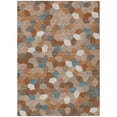thumbnail image 2 of Addison Rugs Chantille Indoor/Outdoor Transitional Geometric Paprika Machine Washable Rectangle Rug, 8' x 10', 2 of 8