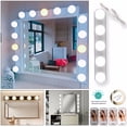 thumbnail image 1 of Daisyyozoid Wholesale Make Up Light Super Bright with 5 LED Bulbs Design Battery Powered for Bathroom, 1 of 9