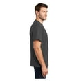 thumbnail image 3 of Port & Company Men's Classic Fit Tall Essential Cotton T-Shirt Charcoal 3X-Large Tall, 3 of 6