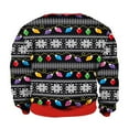 thumbnail image 2 of Ugly Noël Chandail en Molleton Hommes Femmes Col Rond Chandail en Molleton, 2 of 4